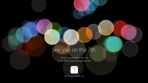 Apple Keynote September 2016 19Uhr MEZ: Vorstellung iPhone 7, AppleWatch 2?